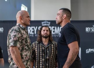 Gamebred Bareknuckle MMA 5: Dos Santos vs. Werdum Results Junior dos Santos and Fabricio Werdum Gamebred Bareknuckle MMA 5