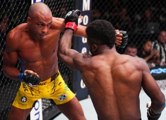 UFC Vegas 81: Edson Barboza Survives Near-Finish; Wins Decision Versus Sodiq Yusuff Sodiq Yusuff and Edson Barboza, UFC Vegas 81