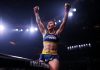 Cris Cyborg following win over Cat Zingano at Bellator 300