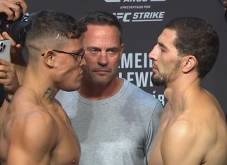 Caio Borralho and Abus Magomedov, UFC Sao Paulo