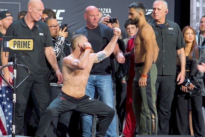 UFC 295: Benoit Saint-Denis Shocks Matt Frevola with Head Kick