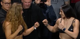 Miesha Tate and Julia Avila, UFC Austin
