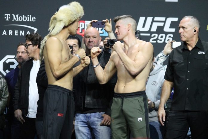 Shavkat Rakhmonov and Stephen Thompson, UFC 296