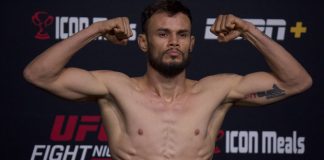 Felipe Bunes, UFC Vegas 84 weigh-in