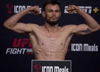 Felipe Bunes, UFC Vegas 84 weigh-in