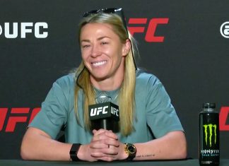 Molly McCann Details Drop in Weight Ahead of UFC Vegas 85 Molly McCann, UFC Vegas 85 media day