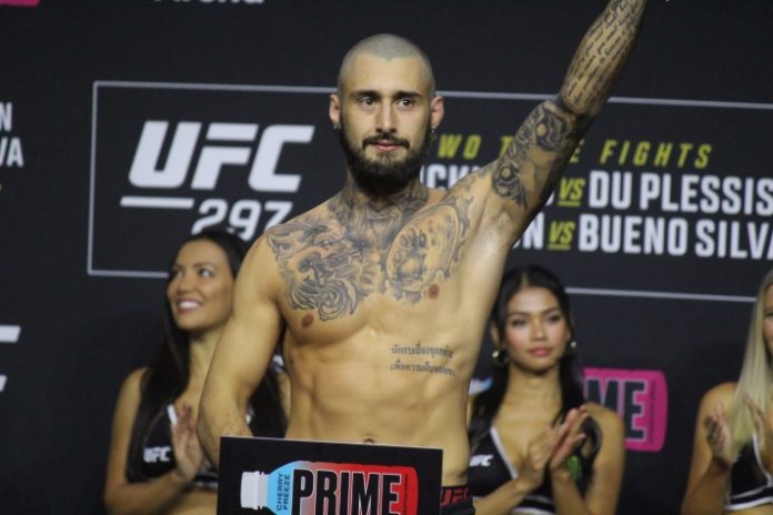 UFC 297 Ceremonial Weigh-In 32 Charles Jourdain UFC