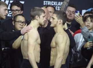 Arnold Allen and Movsar Evloev, UFC 297