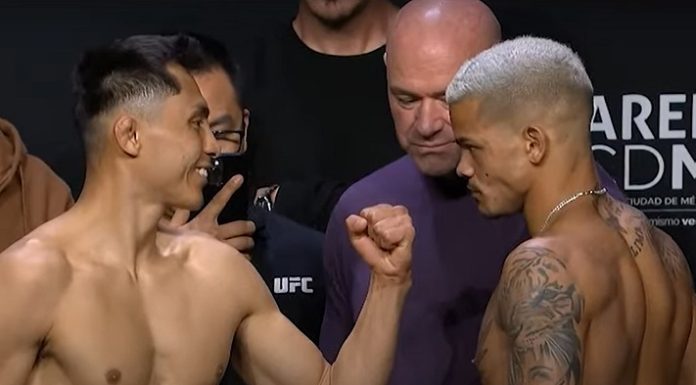 Victor Altamirano vs. Felipe dos Santos, UFC Mexico City weigh-in