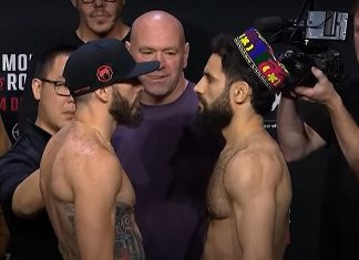 Erik Silva vs. Muhammad Naimov, UFC Mexico City weigh-in