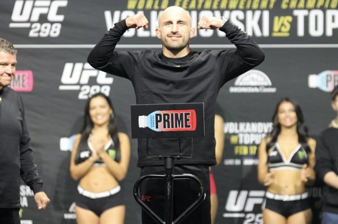 Alexander Volkanovski, UFC 298