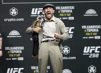 Alexander Volkanovski, UFC 298 pre-fight press conference