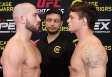Cage Warriors 167 face-off (main event)