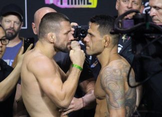 Mateusz Gamrot and Rafael dos Anjos, UFC 299