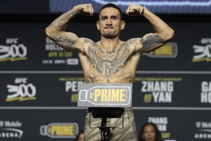 UFC 300 ceremonial weigh-in 38 Max Holloway UFC