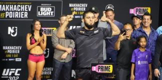 Islam Makhachev, UFC 302 ceremonial weigh-in