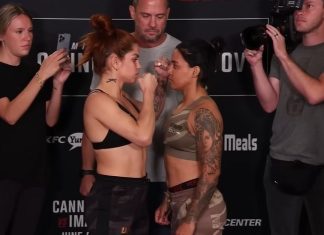 Puja Tomar and Rayanne Amanda dos Santos, UFC Louisville