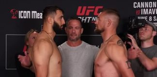 Dominick Reyes and Dustin Jacoby, UFC Louisville