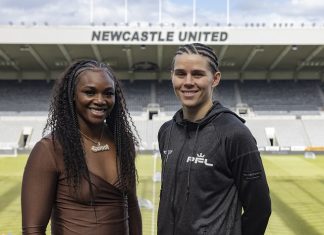 Claressa Shields and Savannah Marshall, PFL Newcastle promo