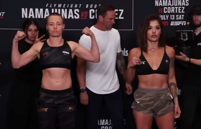 Rose Namajunas and Tracy Cortez, UFC Denver