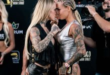 Britain Hart and Taylor Starling, BKFC 63 weigh-in