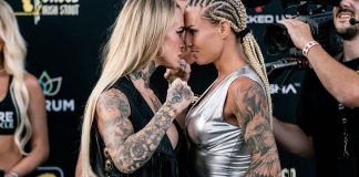 Britain Hart and Taylor Starling, BKFC 63 weigh-in