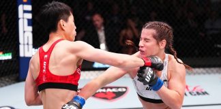 Wang Cong and Victoria Leonardo, UFC Vegas 76