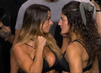 Mackenzie Dern and Loopy Godinez, UFC Abu Dhabi