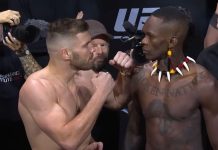 Dricus Du Plessis and Israel Adesanya, UFC 305