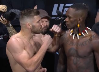 Dricus Du Plessis and Israel Adesanya, UFC 305