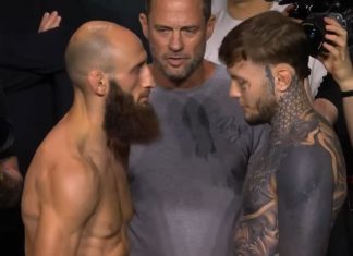 Guram Kutateladze and Jordan Vucenic, UFC Abu Dhabi