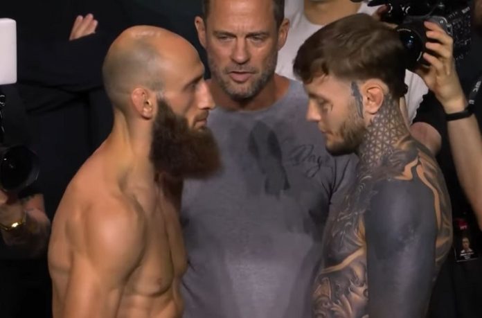 Guram Kutateladze and Jordan Vucenic, UFC Abu Dhabi