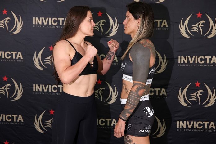 Jennifer Maia and Mayra Cantuária, Invicta FC 56