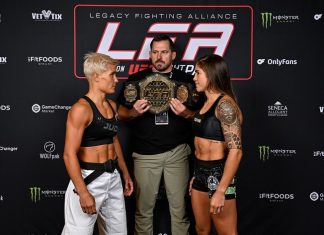 Natasha Kuziutina and Bruna Ellen, LFA 189