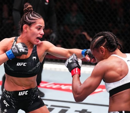 UFC OKC’s Tabatha Ricci: Short Camp Was ‘Perfect’ Angela Hill and Tabatha Ricci, UFC Vegas 96
