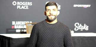 Amir Albazi, UFC Edmonton media day