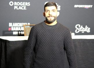 Amir Albazi, UFC Edmonton media day