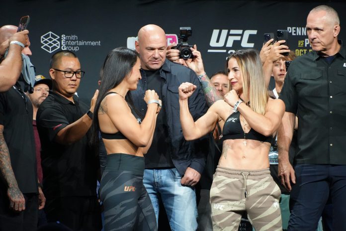 Carla Esparza and Tecia Pennington, UFC 307