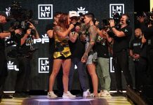 Cris Cyborg and Larissa Pacheco, PFL