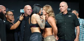 Ketlen Vieira and Kayla Harrison, UFC 307