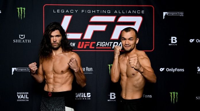 Justin Wetzell and Bekhzod Usmonov LFA 195