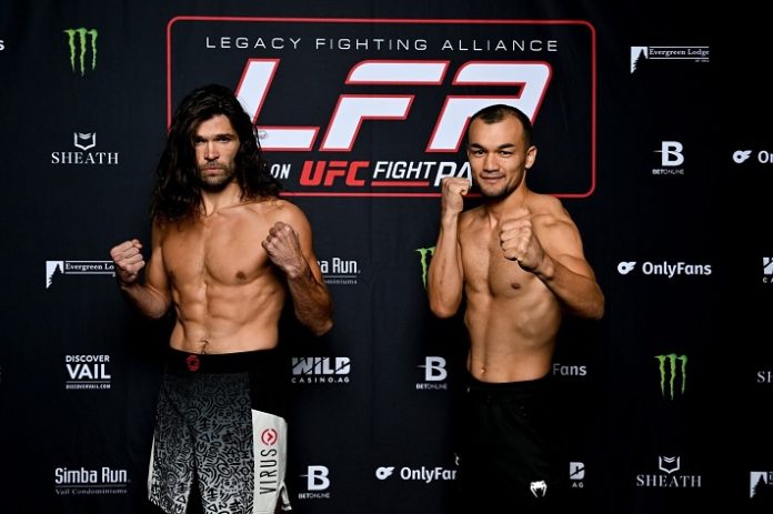 Justin Wetzell and Bekhzod Usmonov LFA 195