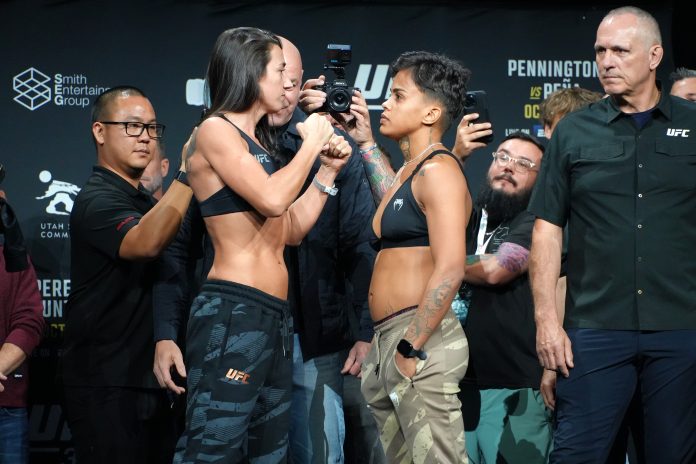 Marina Rodriguez and Iasmin Licindo, UFC 307