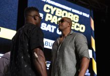 Francis Ngannou and Renan Ferreira ahead of PFL Battle of the Giants