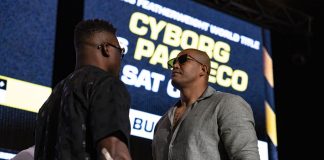 Francis Ngannou and Renan Ferreira ahead of PFL Battle of the Giants