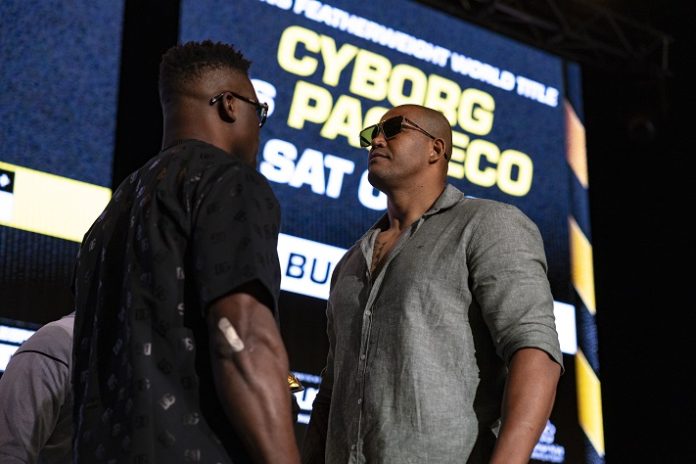 Francis Ngannou and Renan Ferreira ahead of PFL Battle of the Giants