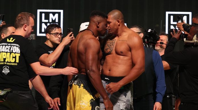 Francis Ngannou and Renan Ferreira, PFL Battle of the Giants