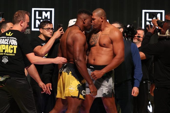 Francis Ngannou and Renan Ferreira, PFL Battle of the Giants