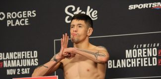 Brandon Moreno, UFC Edmonton