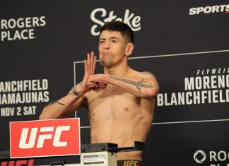 Brandon Moreno, UFC Edmonton